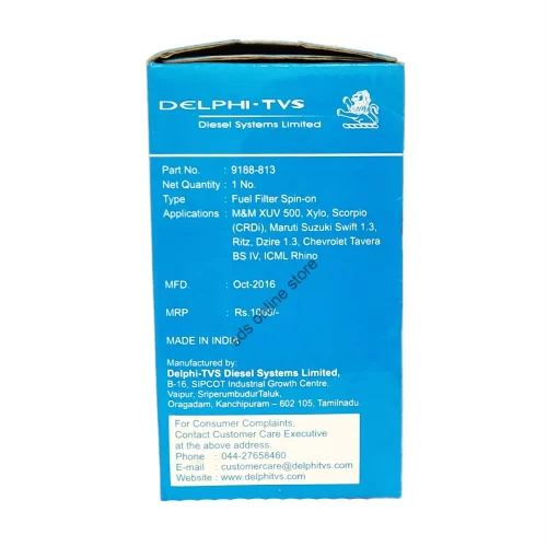 DELPHI 9188-813 Common Rail Fuel Filter