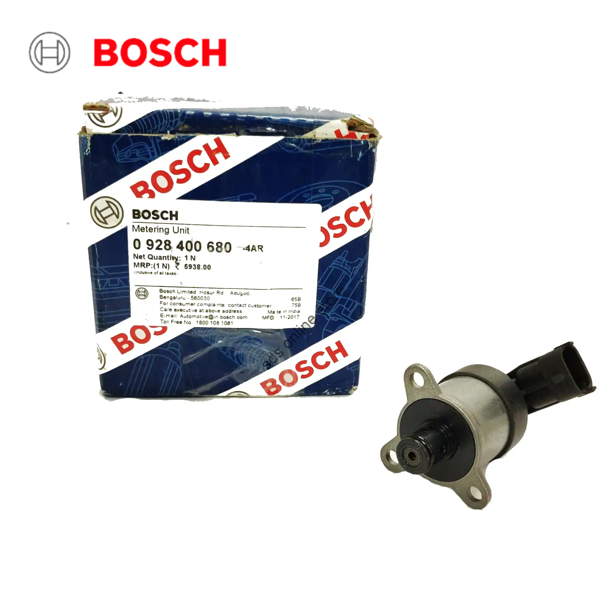 Bosch 0928400680 Metering Unit For CR Diesel High Pressure Pumps